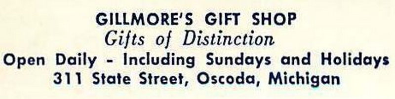 Gillmores Gifts of Distinction - Vintage Postcard (newer photo)